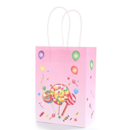 Sac de rangement et d'emballage à motif de ballons et bonbons de dessin animé, accessoires pour vêtements
