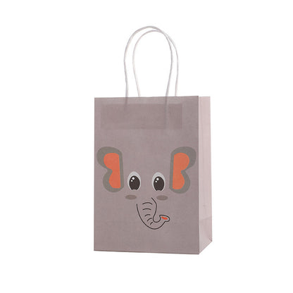 Sac de rangement et d'emballage pour vêtements et accessoires Motif animaux de dessin animé 