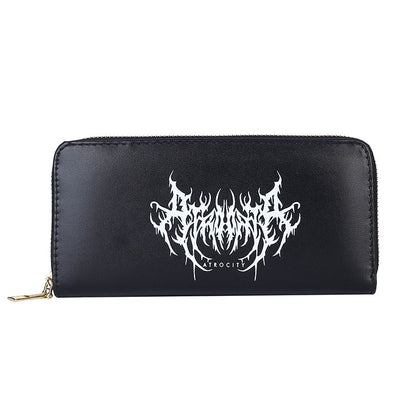 Women Fashion Graffiti Print Multi-Card Slot Long Coin Purse