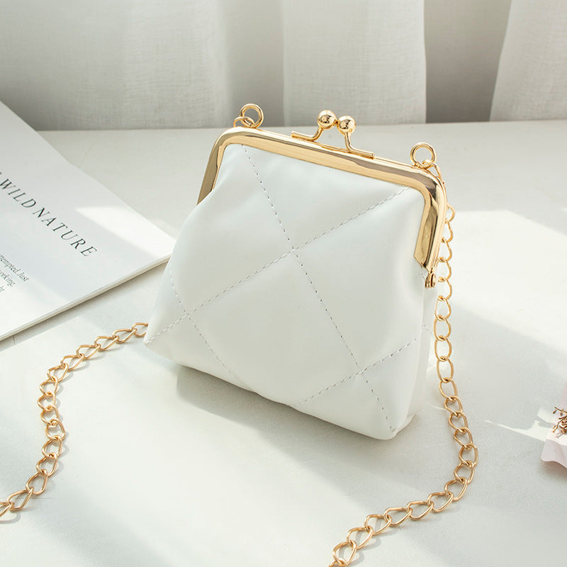 Women Fashion Rhombus Chain Mini Bag