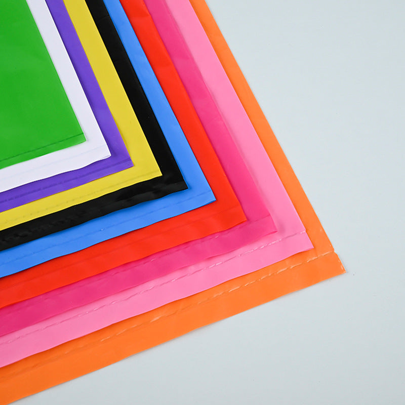 PE Solid Color Plastic Shopping Gift Bag