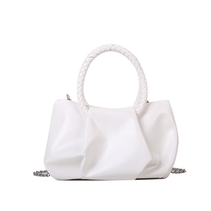 Design Bag Women'S Spring Solid Color Portable Pleated Popular Mini Bag