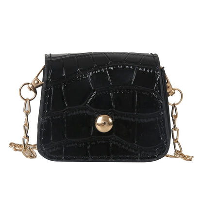 Women Simple Casual Mini Square Chain Crossbody Bag