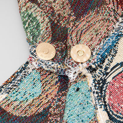 Women Bohemia Leopard Tiger Print Large Capacity Canvas Shoulder Bag