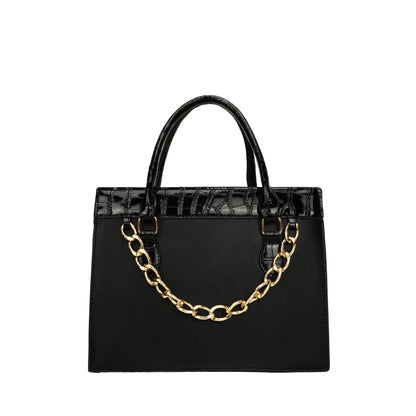 Women'S Fashion Large Capacity Retro Tote Design PU Work Handbag