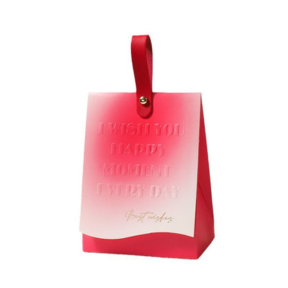 Sac d'emballage cadeau pour bonbons de mariage, simple et créatif, dégradé 