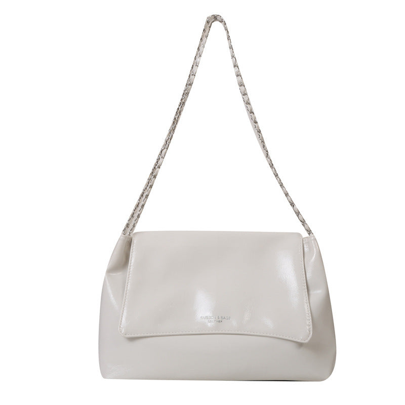 Women'S Fashionable Solid Color Large Capacity Shoulder Bag