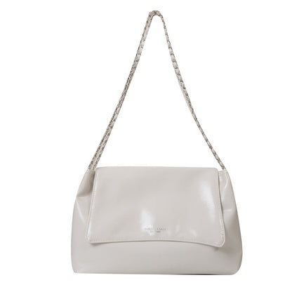 Women'S Fashionable Solid Color Large Capacity Shoulder Bag