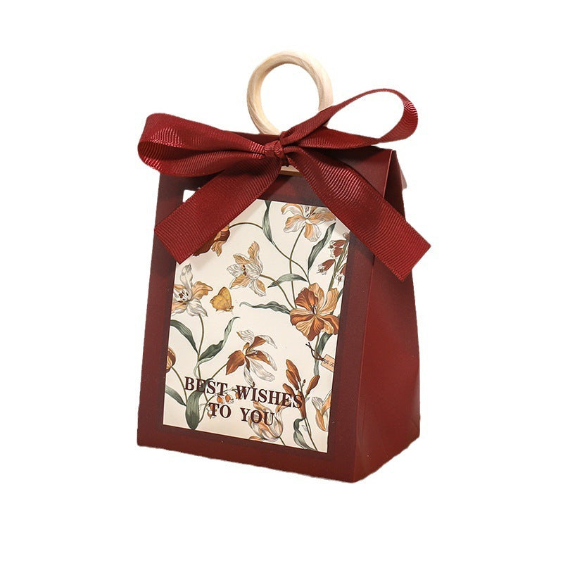 Sac d'emballage cadeau de bonbons de mariage simple et créatif 