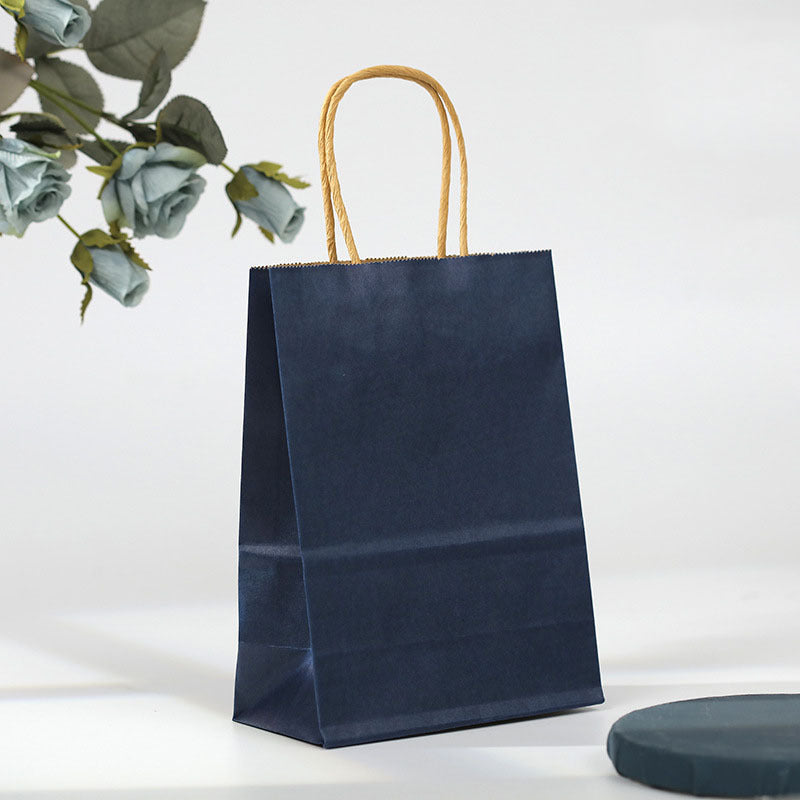 Fashion Creative Solid Color Custom Packaging Bag Clothing Shopping Portable Gift Bag