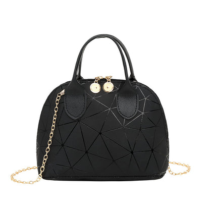 Simple Solid Color Portable Shell HandBags Crossbody Bag