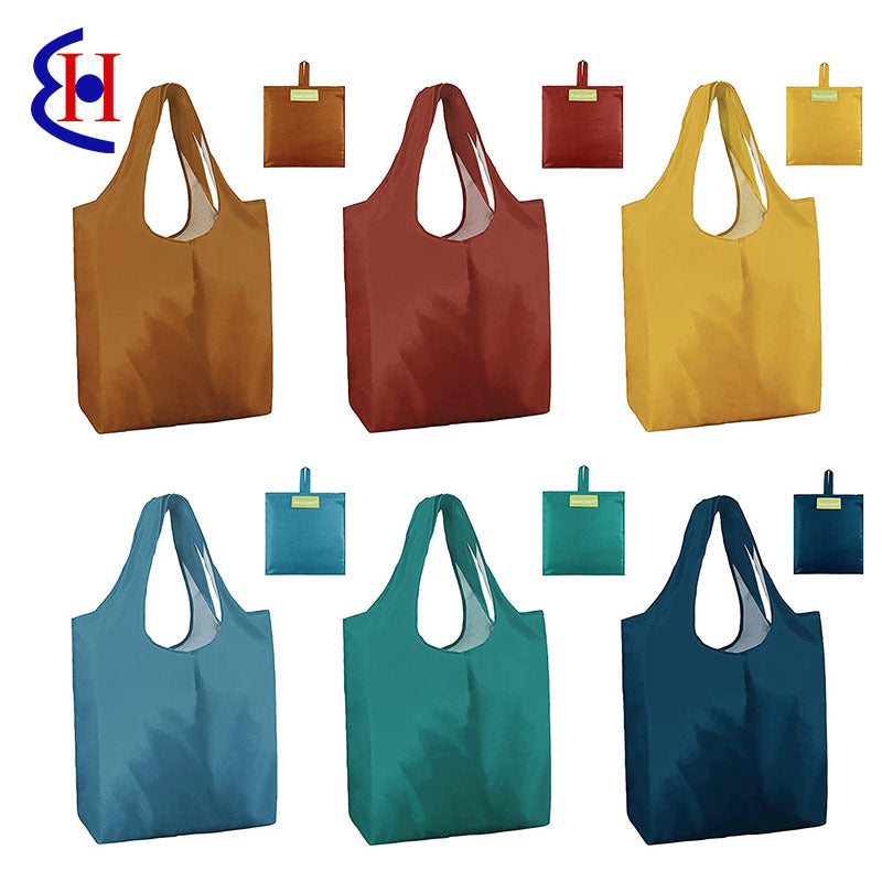 Custom Logo Solid Color Large Capacity Eco-Friendly Shopping Bag