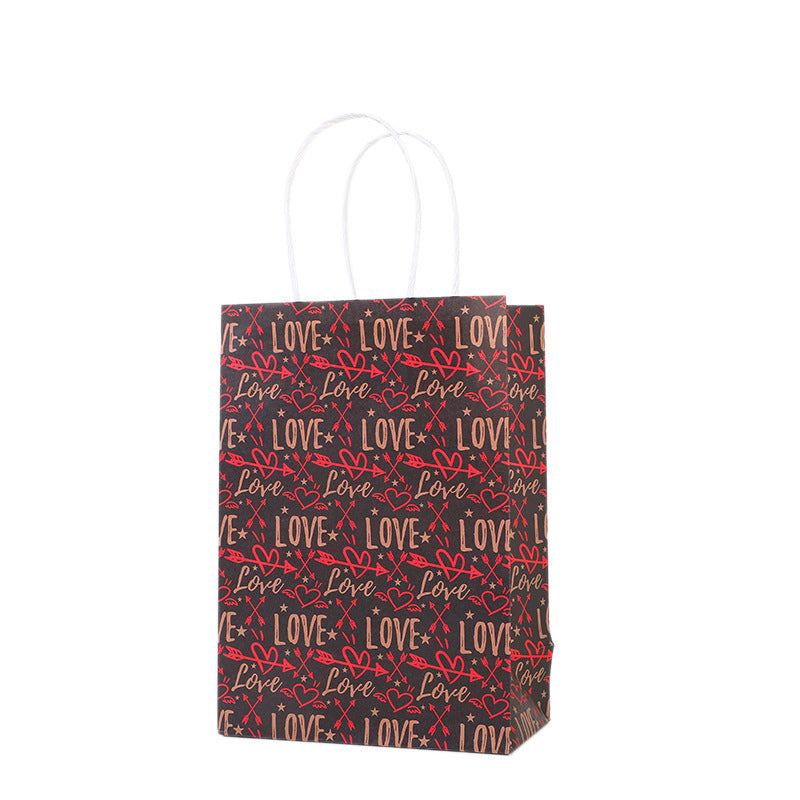 Sac de rangement imprimé Love pour accessoires de vêtements 