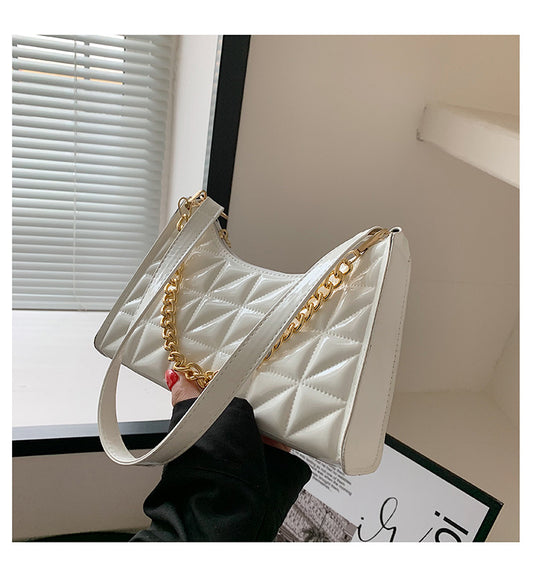 Sac simple en relief de couleur unie sous les bras 