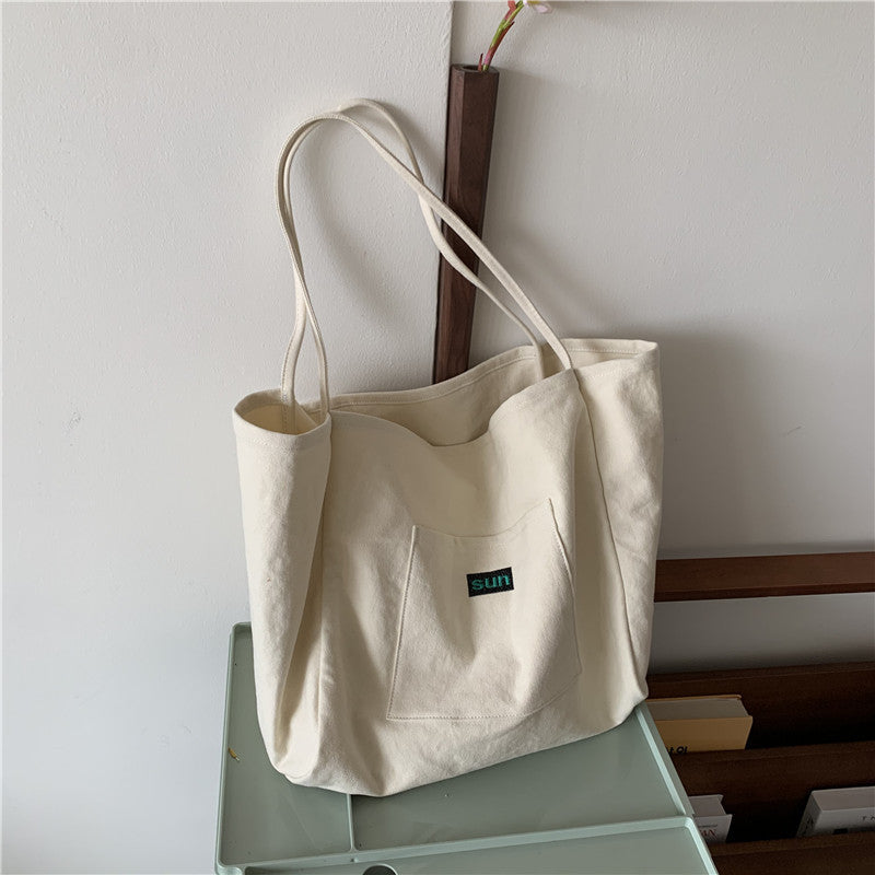 Women Fashion Large Capacity Fashion Printed Shopping Bag Canvas Tote Bag