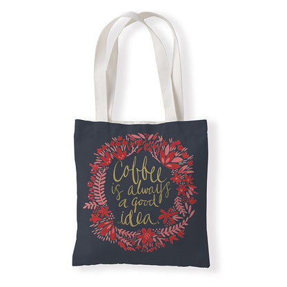 Women Fashion Horror Graphic Printed Canvas Tote Bag