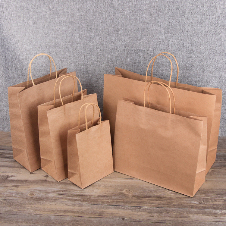Fashion Multiple Specifications Kraft Paper Gift Bag