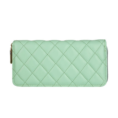 Women'S Fashion Diamond Embroidery Line Mid-Length Dinner Coin Purse