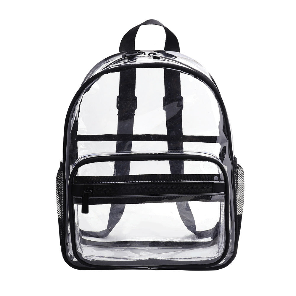 Fashionable Large Capacity Waterproof Simple PVC Clear Backpack