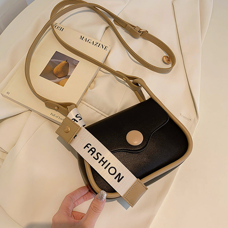 Women Fashion Vintage Flap PU Crossbody Bag