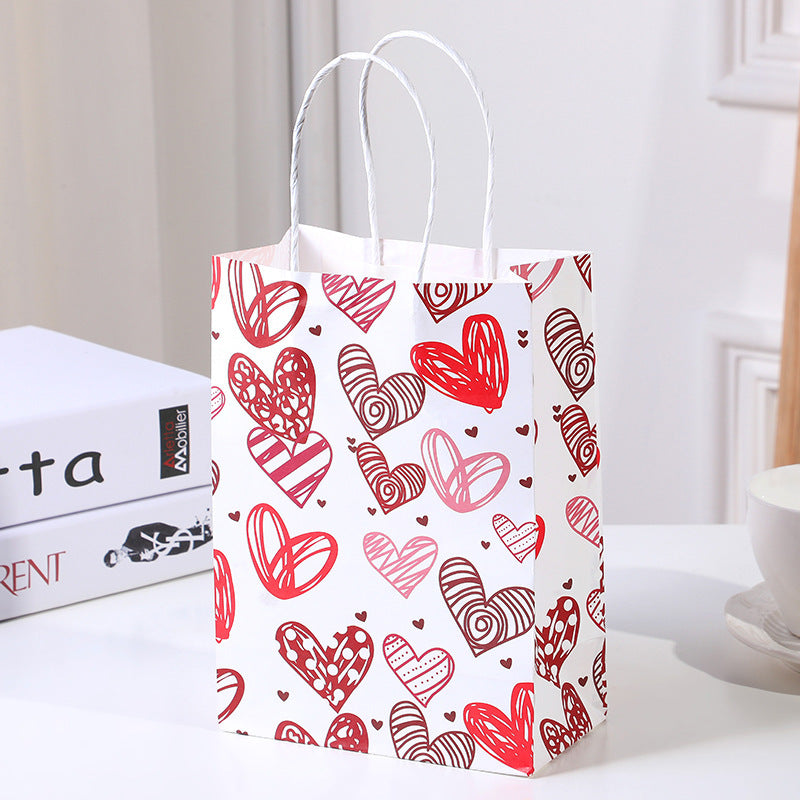 Sac de rangement imprimé Love pour accessoires de vêtements 