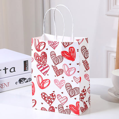 Sac de rangement imprimé Love pour accessoires de vêtements 