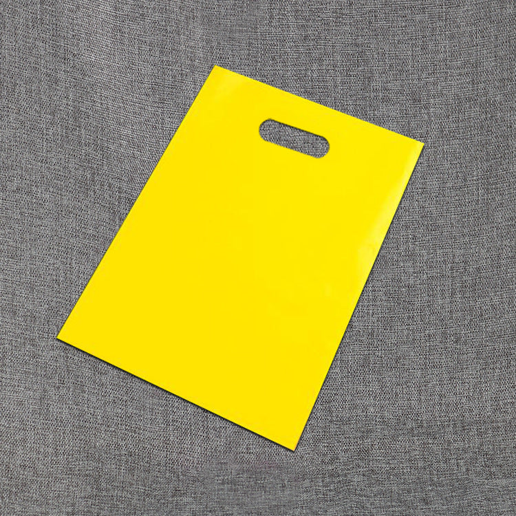 PE Solid Color Plastic Shopping Gift Bag