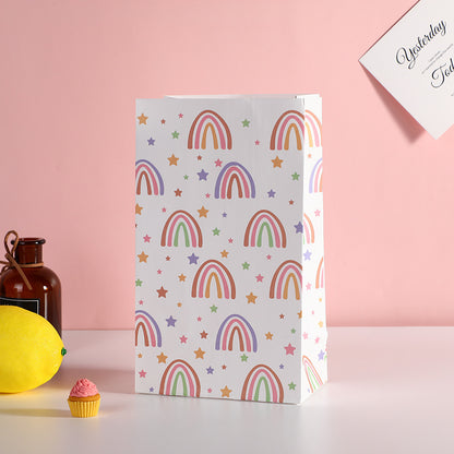 Sac de rangement tendance arc-en-ciel sans poignée, ouverture, emballage, accessoires pour vêtements 