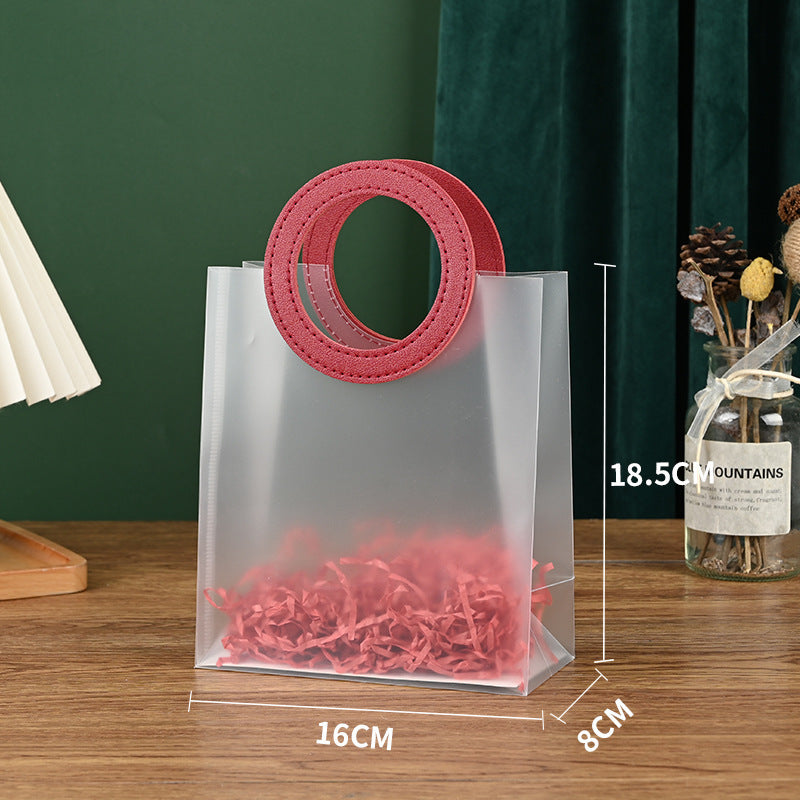 Creative Transparent PP Frosted Gift Gift Bag