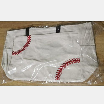 Sac de courses en toile brodé de grande capacité pour le sport 