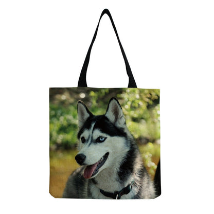 Personalized Large-Capacity Cute Pet Dog Printing Shopping Bag
