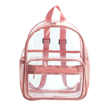 Fashionable Large Capacity Waterproof Simple PVC Clear Backpack