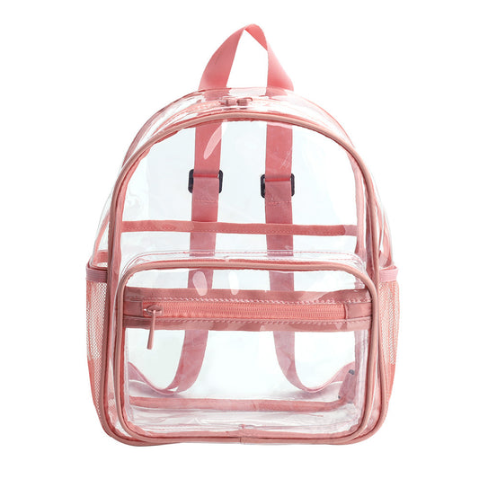 Fashionable Large Capacity Waterproof Simple PVC Clear Backpack