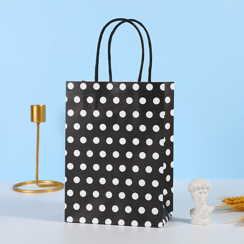 Sac de rangement à pois pour accessoires de vêtements 