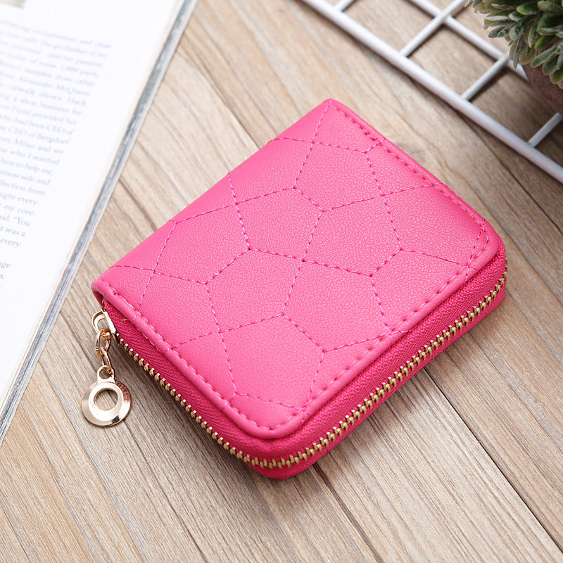 Women Fashion Embroidered Short Creative Coin Purse