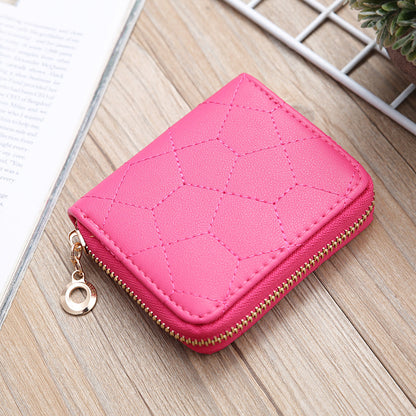 Women Fashion Embroidered Short Creative Coin Purse