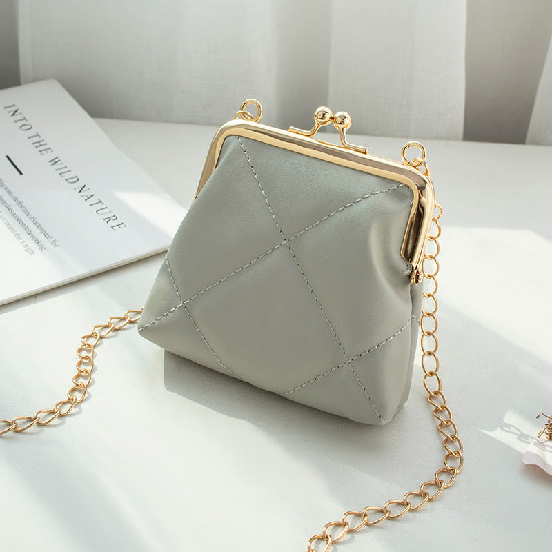 Women Fashion Rhombus Chain Mini Bag