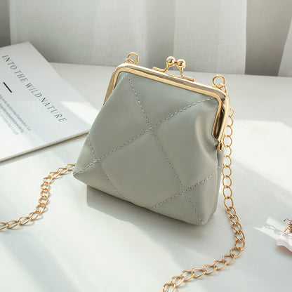 Women Fashion Rhombus Chain Mini Bag