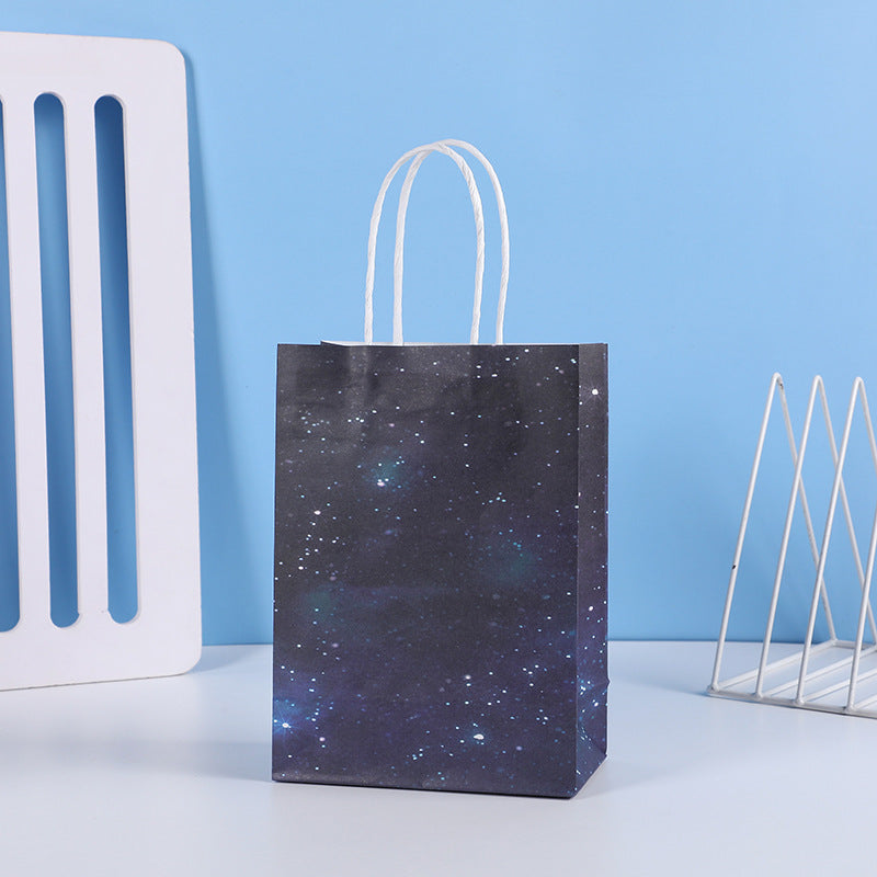 Sac de rangement imprimé étoiles tendance pour accessoires de vêtements 