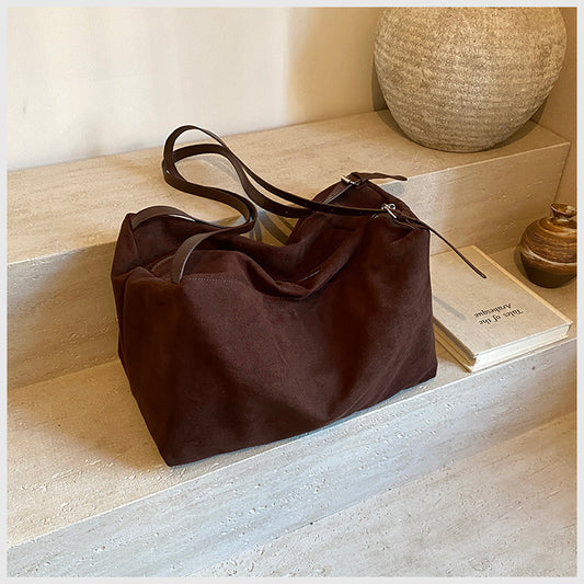 Sac à bandoulière givré décontracté de grande capacité pour femme