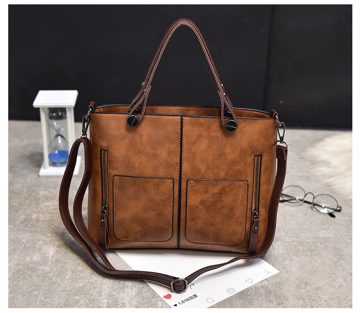 Sacs à main vintage en PU de grande capacité