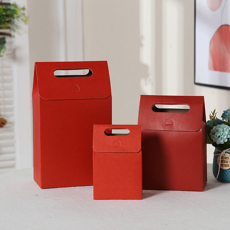 Sac cadeau simple et autoportant sans fenêtre 