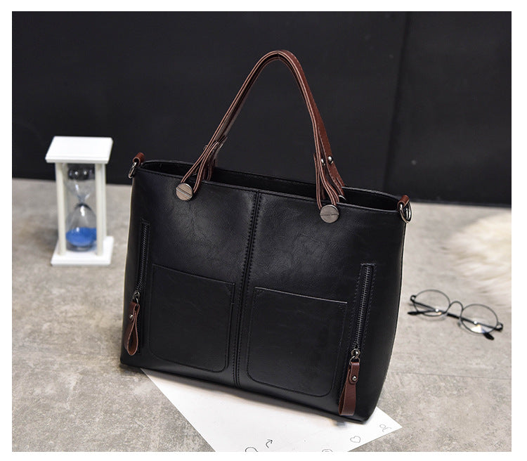 Sacs à main vintage en PU de grande capacité