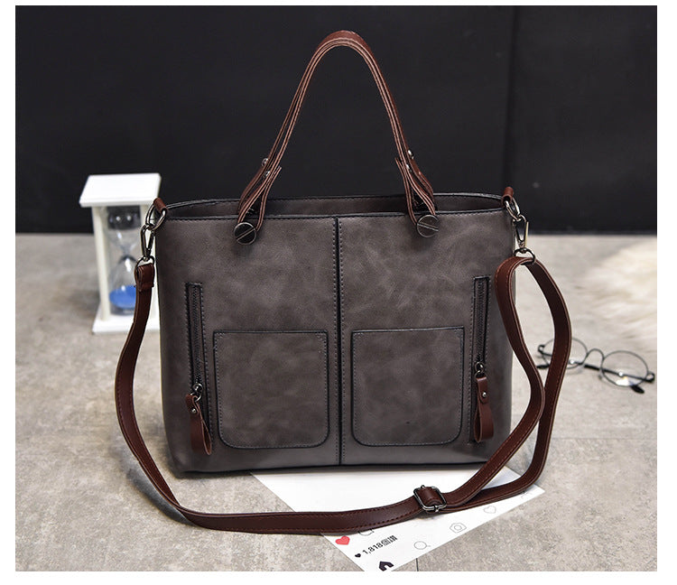 Sacs à main vintage en PU de grande capacité